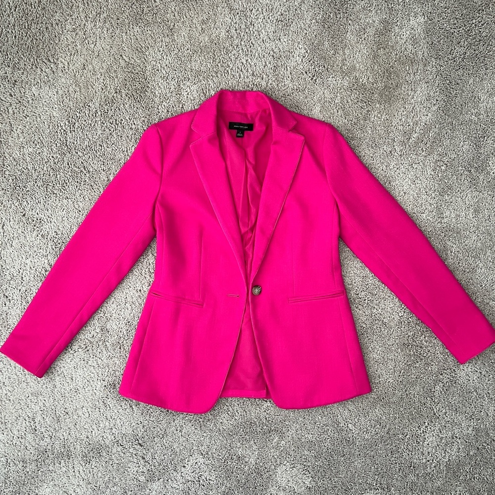 Pink Ann Taylor Blazer